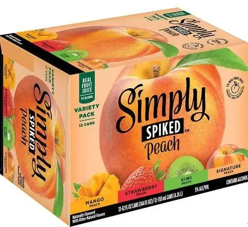 Cocktail Simply 12pk Spiked Peach