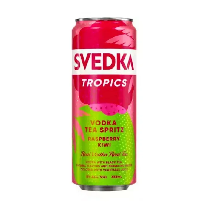 Cocktail Svedka Tea 4pk Raspberry Kiwi