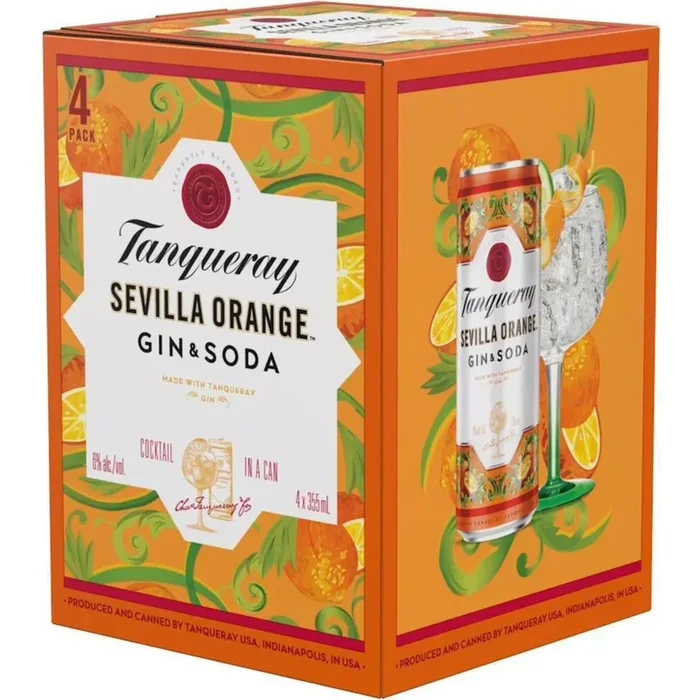 Cocktail Tanqueray 4pk Sevilla Orange