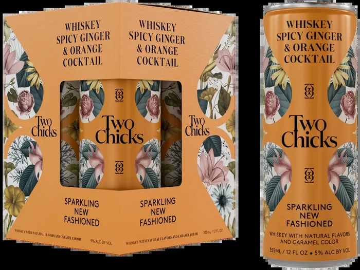 Cocktail Two Chicks 4pk New Fashioned