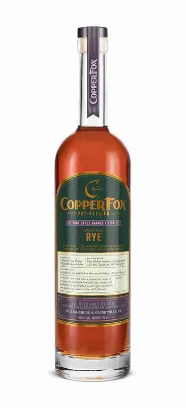 Copper Fox Port Barrel Rye Whisky