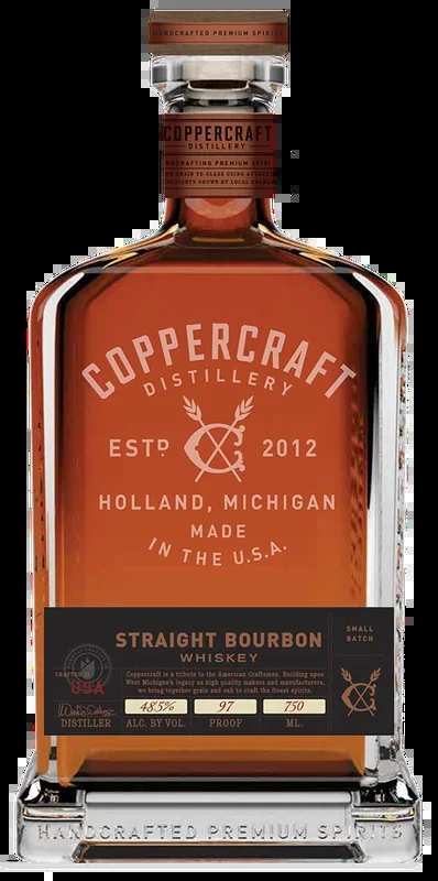 Coppercraft Straight Bourbon Whiskey 750ml