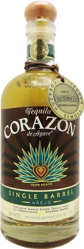 Corazon Anejo Tequila Single Barrel Aged in Buffalo Trace Barrels 750ml