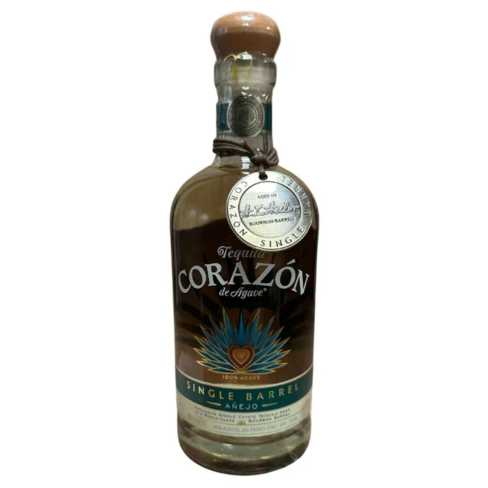 Corazon Tequila Anejo Single Barrel Aged in William Larue Weller Barrels By Main Street Liquor
