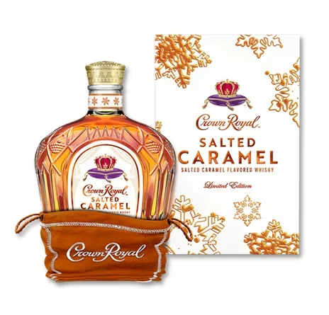 CROWN ROYAL WHISKEY SALTED CARAMEL LIMITED EDITION CANADA 750ML
