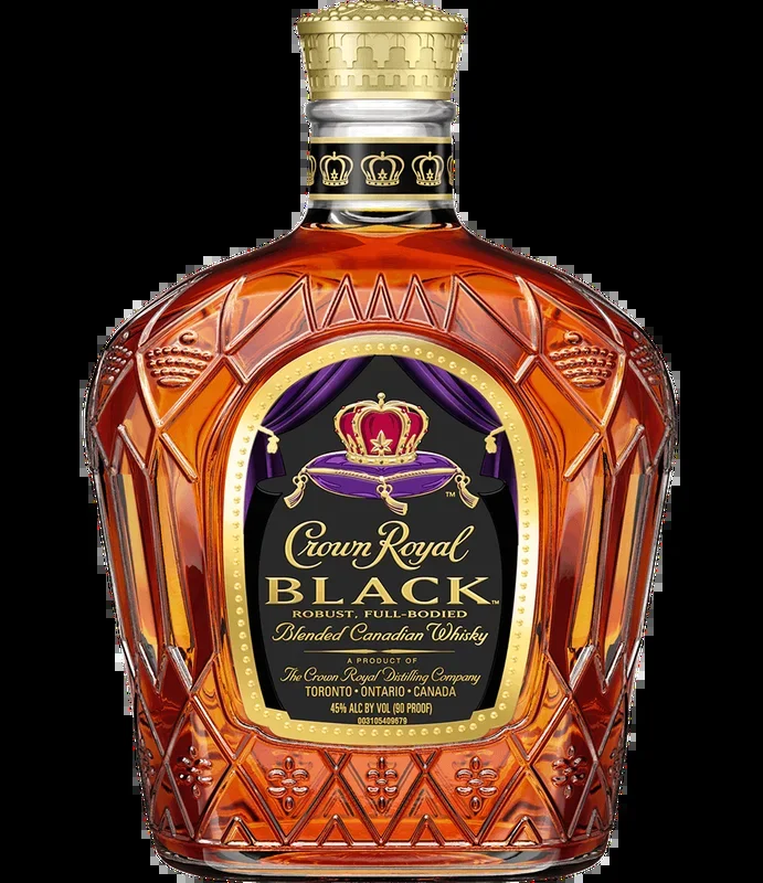 CROWN ROYAL WHISKY BLENDED BLACK 750ML