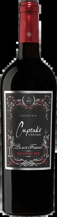 Cupcake Black Forest Decadent Red 750ml
