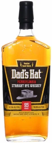 Dad’s Hat Pennsylvania Bottled in Bond 95 Proof Straight Rye Whiskey