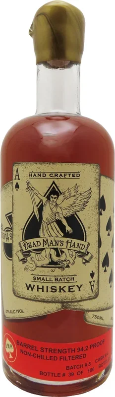 Dead Man’s Hand Cask Strength Whiskey 94.2 Proof 750ml