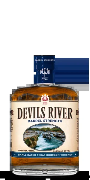 Devils River Barrel Strength Texas Bourbon Whiskey