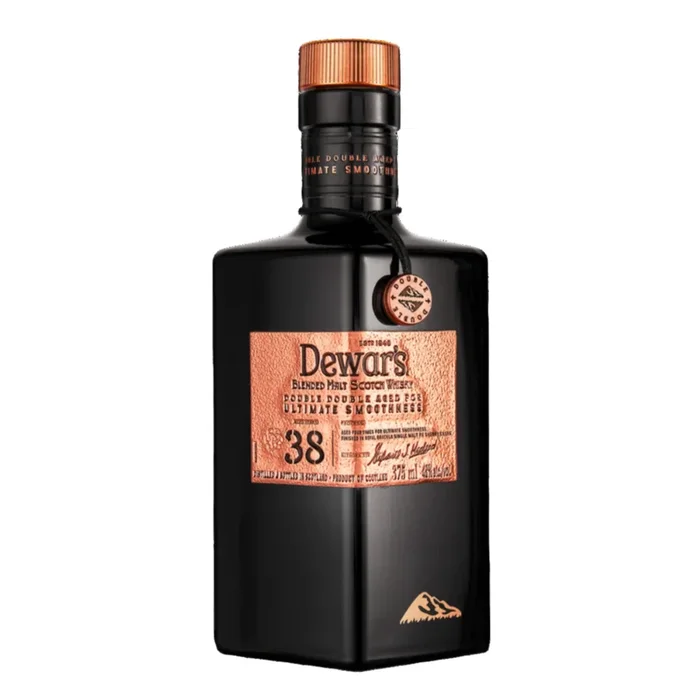 Dewar’s Double Double 38 Year Old Blended Malt Scotch Whiskey Limited Edition | Four-Stage Aging | Finished in PX Casks from Royal Brackla