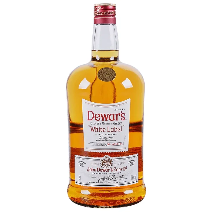 DEWARS SCOTCH BLENDED WHITE LABEL 1.75LI