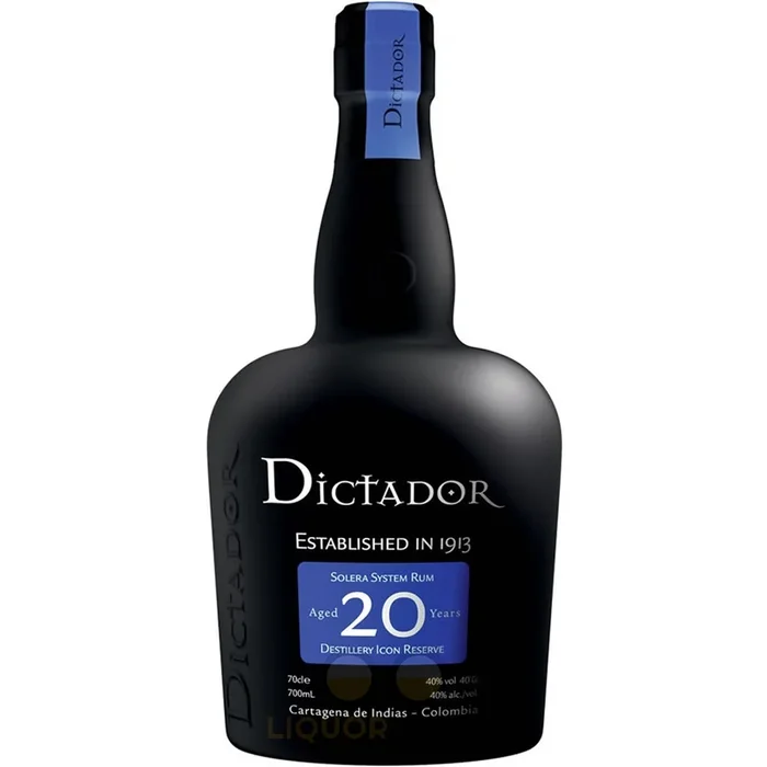 Dictador Aged Rum Solera System Destillery Icon Reserve 20 Year