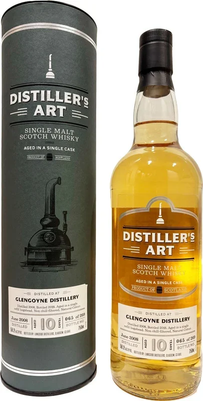 Distiller’s Art Glengoyne Single Malt Scotch Whiskey 10yr 2008 750ml