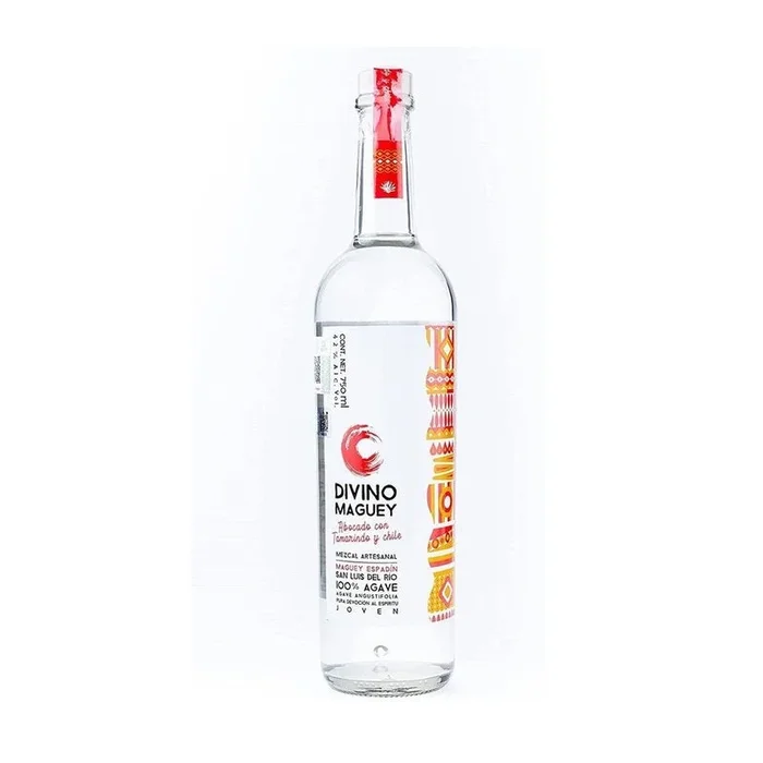 Divino Maguey Abocado con Tamarindo y Chile Espad¡n Joven Mezcal Artesanal