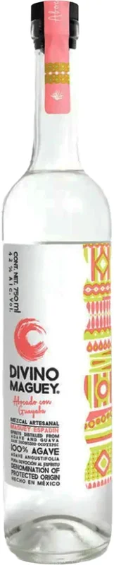 Divino Maguey Espadin Mezcal Con Guayaba 750ml
