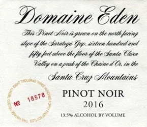 Domaine Eden Pinot Noir 2016