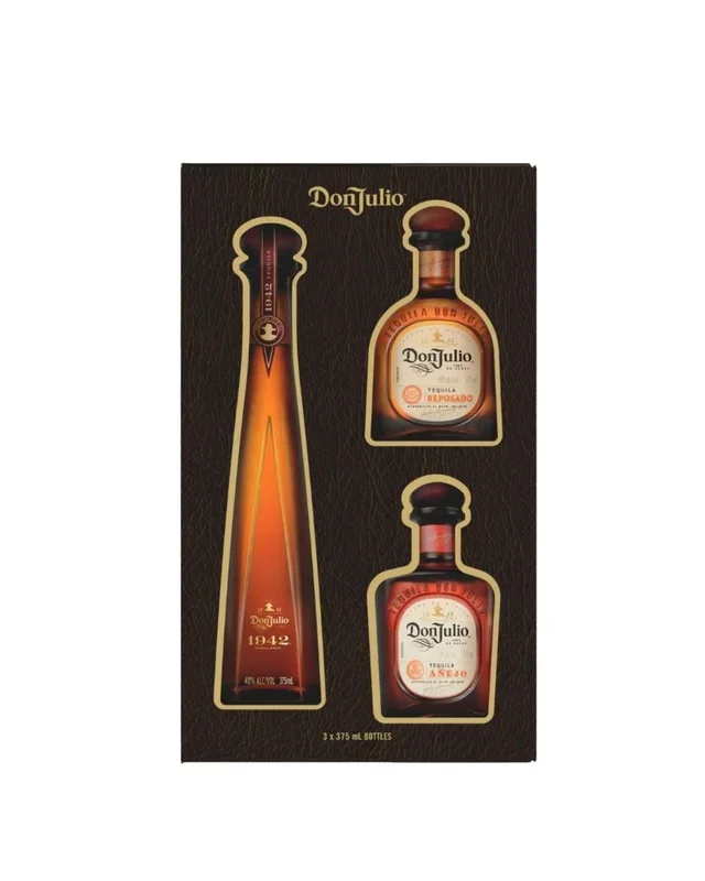 Don Julio Tequila Holiday Gift Set 3 x 375 mL