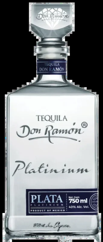 DON RAMON TEQUILA PLATINIUM PLATA CRISTALINO 750ML