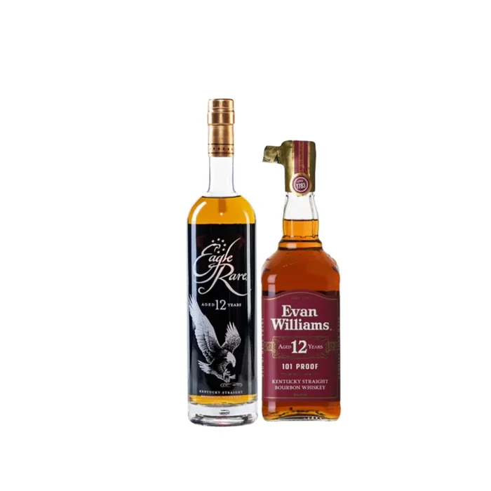 Eagle Rare 12 Yr Bourbon and Evan Williams 12 Yr Bourbon