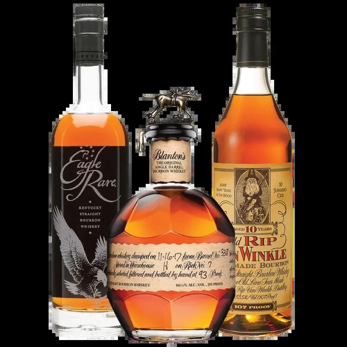 Eagle Rare, Blanton’s Single Barrel and Old Rip Van Winkle Bundle
