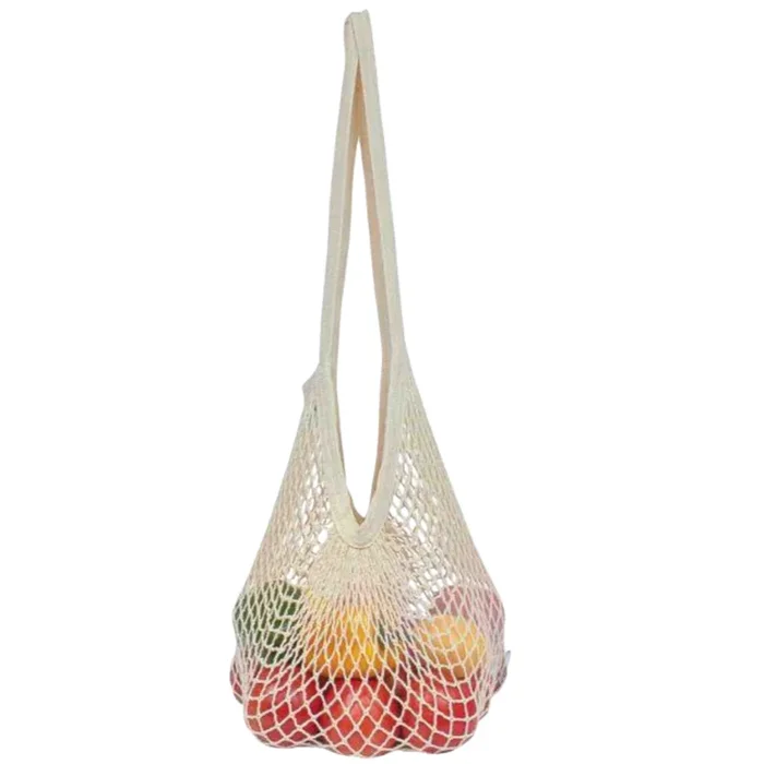 Eco Bags: Long Handle – Natural Color