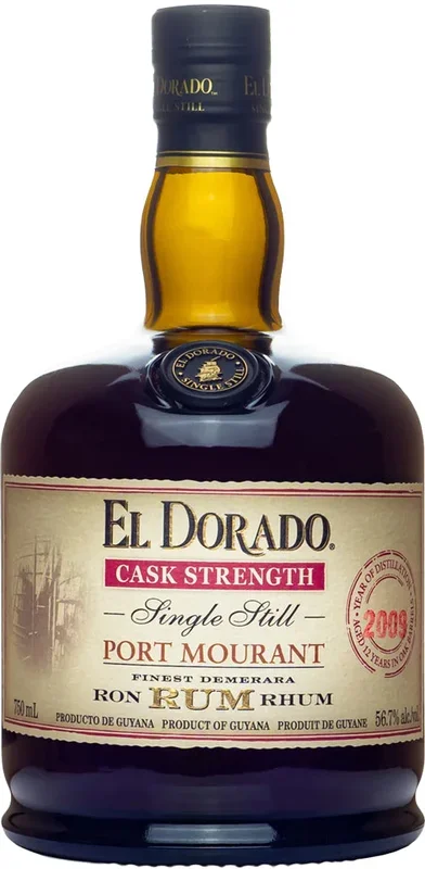 El Dorado Port Mourant Cask Strength 113.4 Proof 12 Year Old Rum 750ml