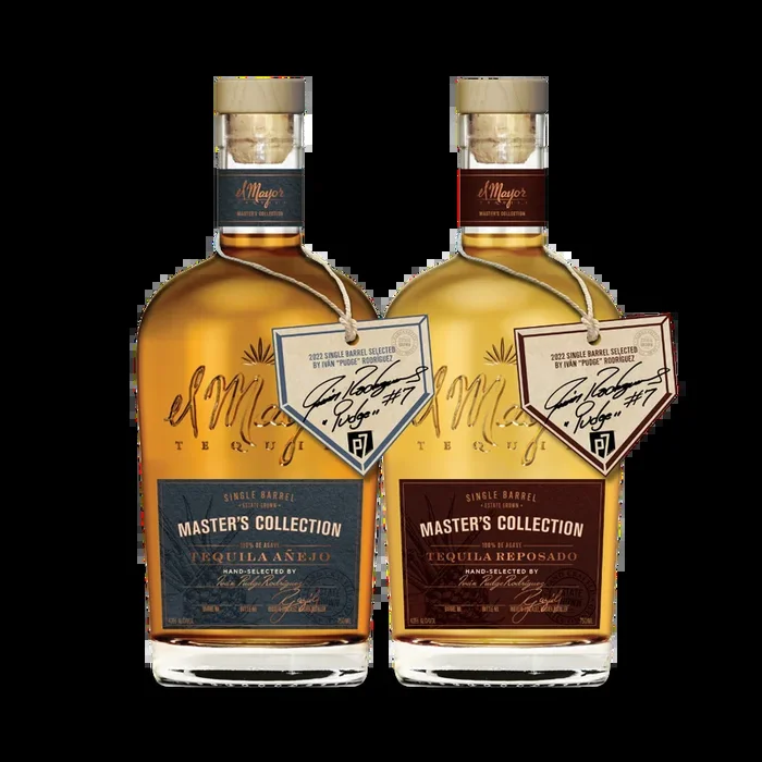 EL MAYOR | MASTERS COLLECTION | PUDGE RODRIGUEZ SINGLE BARREL | 2022 LIMITED EDITION | AÑEJO + REPOSADO BUNDLE **DRINK ONE/COLLECT ONE**
