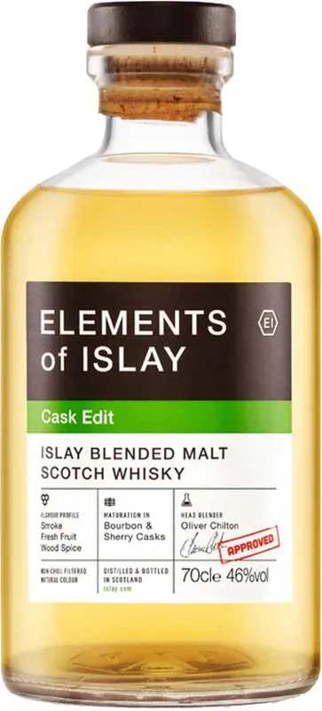 Elements of Islay Cask Edit Blended Malt Scotch Whisky 700ml