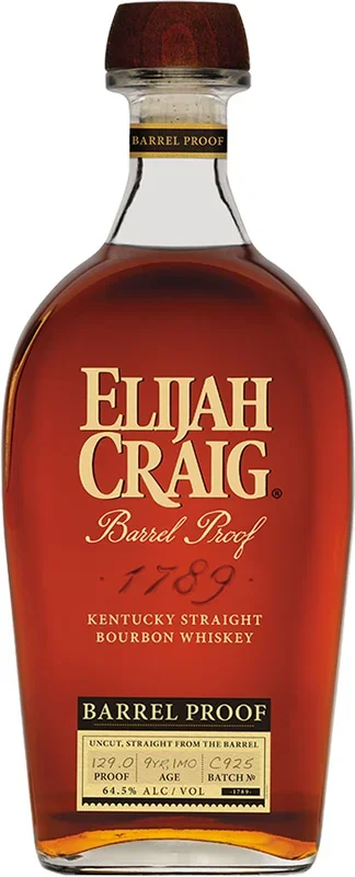 Elijah Craig Batch C925 Barrel Proof 9 Year Old Kentucky Bourbon 750ml