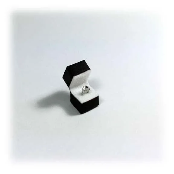 Engagement Ring With Jewelry Box