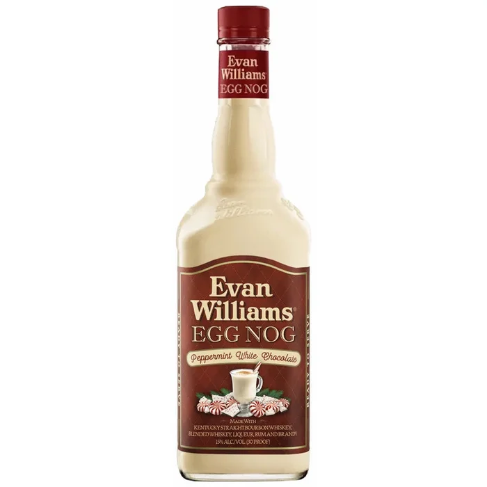 Evan Williams Peppermint White Chocolate Egg Nog