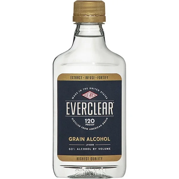 Everclear Grain Alcohol 120 Proof 375ml