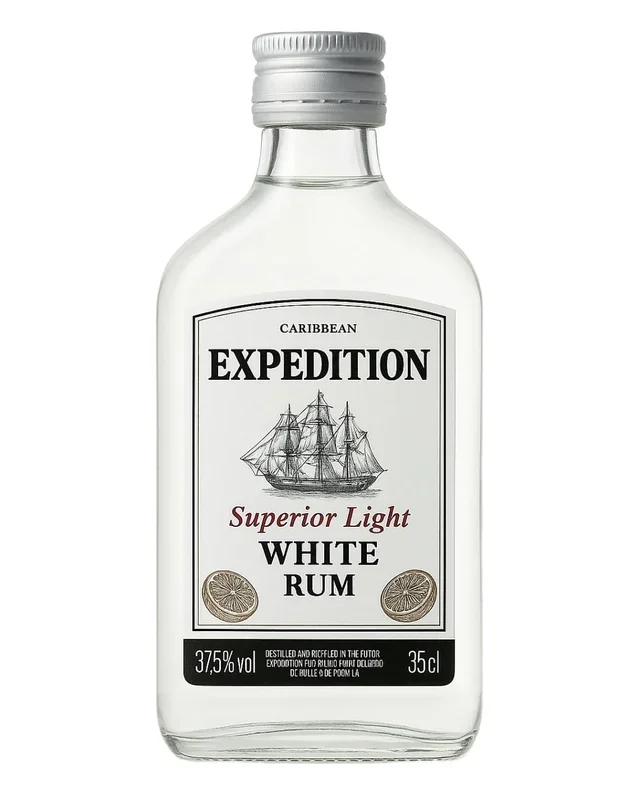 Expedition Superior Light White Rum, 35 cl