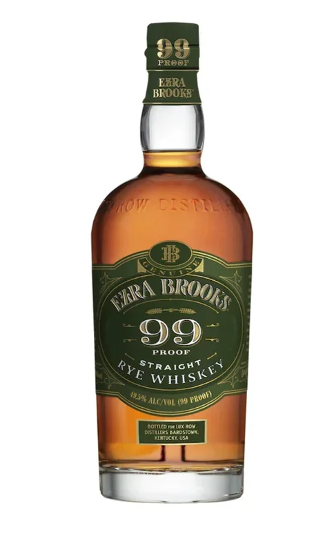 Ezra Brooks Straight Rye Whiskey 99 Proof Whiskey