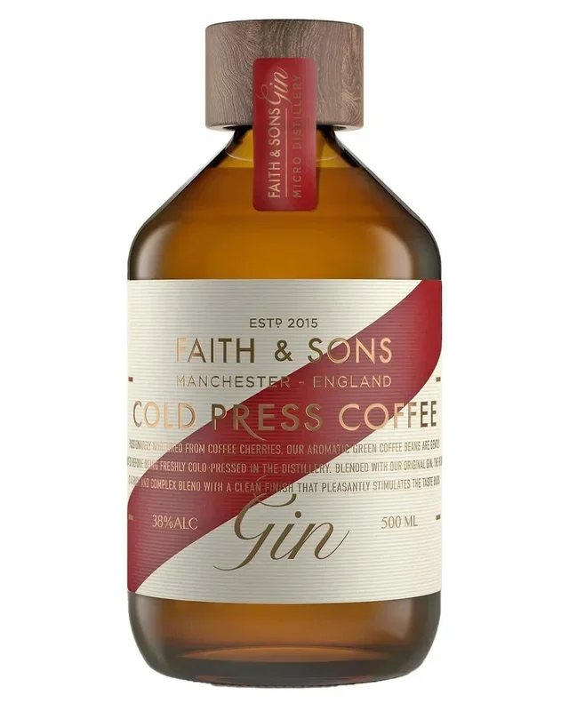 Faith & Sons Cold Press Coffee Gin, 50 cl