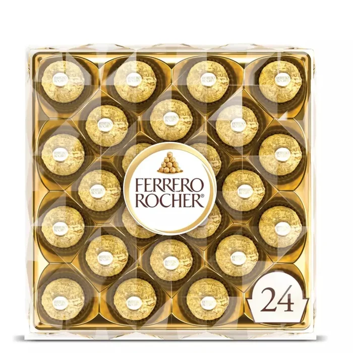 Ferrero Rocher Fine Hazelnut Milk Chocolate 24ct