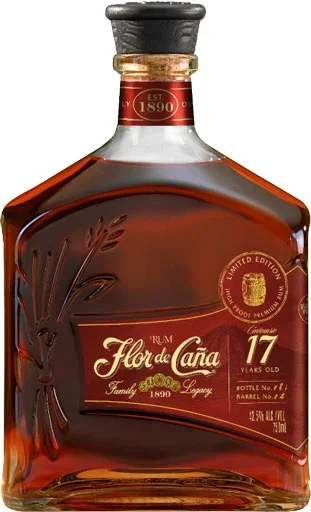 Flor De Cana Rum 17 Year Old 87 Proof 750ml