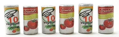 Food Cans, 6pcs set