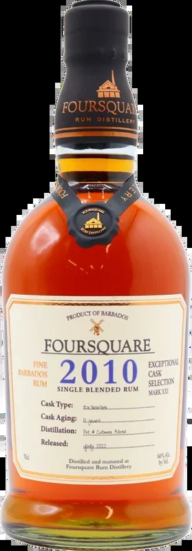 Foursquare Exceptional Cask Selection 2010 Mark XXI Single Blended Rum