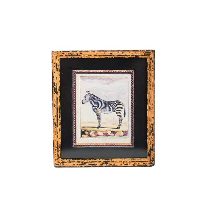Framed and Matted Print, Zebra