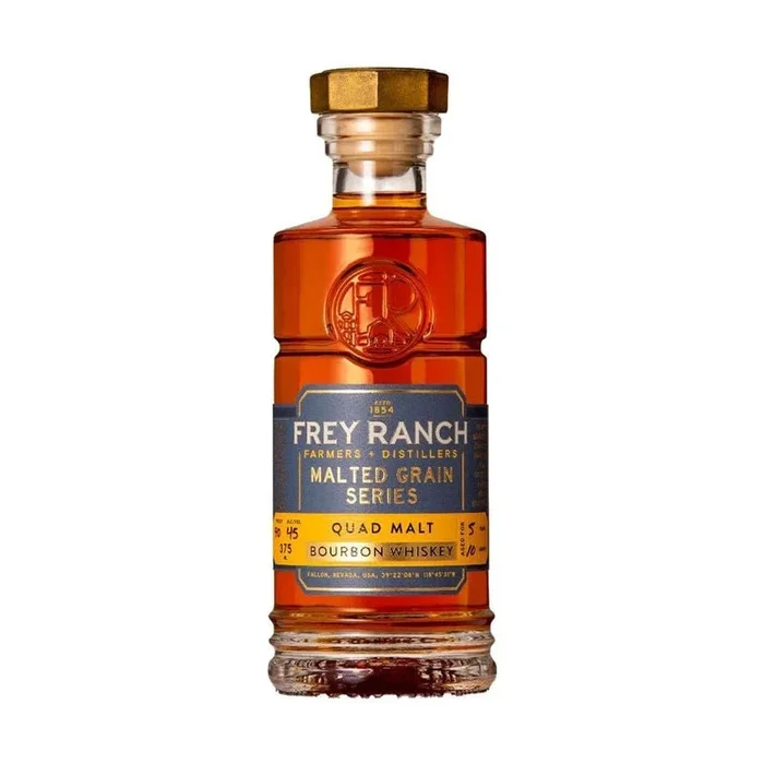 Frey Ranch Malted Grain Series ‘Quad Malt’ Bourbon Whiskey (375ml)
