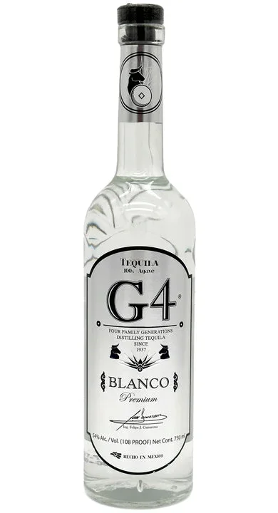 G4 108 Proof Blanco Tequila 750ml