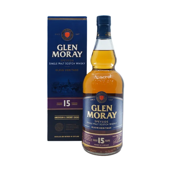 Glen Moray 15 Year Old Heritage Speyside Single Malt Scotch Whisky