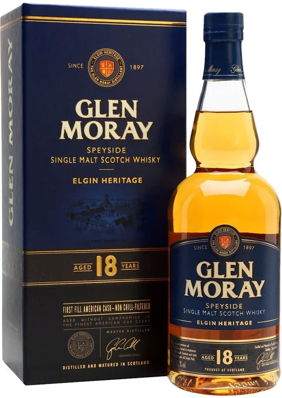 Glen Moray Elgin Heritage Single Malt Whisky 18 Year Old 750ml