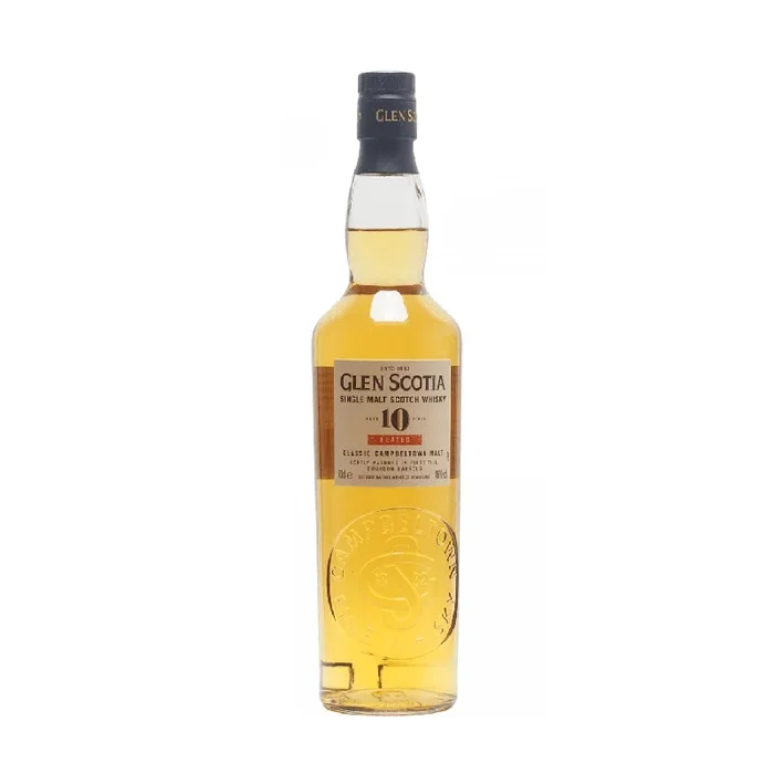 Glen Scotia Single Malt Scotch Peated Classic Campbeltown Malt 10 Year Whiskey
