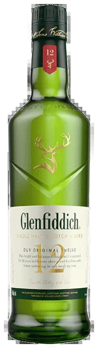 Glenfiddich 12 Year Old Single Malt Whisky 750ml