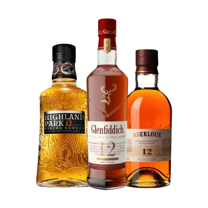 Glenfiddich, Aberlour, & Highland Park Bundle