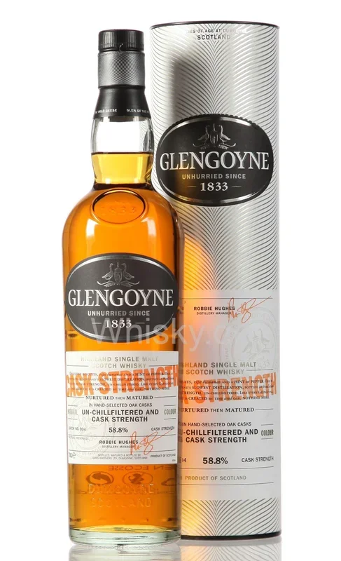 GLENGOYNE SCOTCH SINGLE MALT CASK STRENGTH UN CHILL-FILTERED 750ML