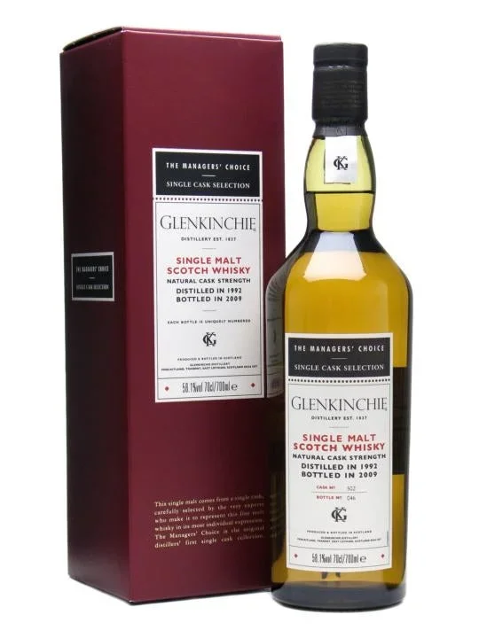 Glenkinchie 1992 17 Year Old Managers’ Choice Lowland Single Malt Scotch Whisky | 700ML